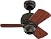 Monte Carlo 3TF24RB Downrod Mount, 3 Wood Finish Blades Ceiling fan, Roman Bronze