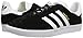 Adidas Originals Men's Gazelle Lace-up Sneaker,Black/White/Gold Met.,8 M US