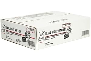 Avieta Belgian Pearl Sugar Waffles, 26 Individually Wrapped 3.17 Ounce Each W/GreenZep Sticker