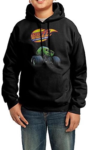 Unisex Blaze And The Monster Machines TV Show Youth Hooded Pullover Sweatshirt