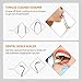 Tenozek 7 PCS Dental Tools Stainless Steel Dental Hygiene Kit, Dental Pick,Tooth Scraper Plaque Tartar Remover, Teeth Cleaning Tools for Oral Care&Pet Use Black