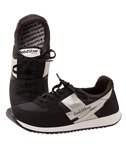 goldstar unisex black synthetic sport shoes