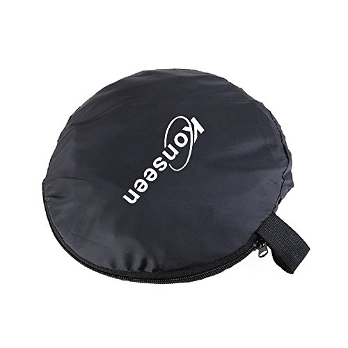 Photo Light Sun Reflectors 32inch (80cm) 2 in 1 Round Mulit Collapsible Photography Reflector Silver and White for Camera Flash Lighting Photo Shooting