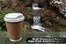 Disposable Coffee Cups To Go with Lids, Stirrers, and Integrated Sleeves | [100 Pack - 12 Ounce] | Recyclable Paper | Travel Cups