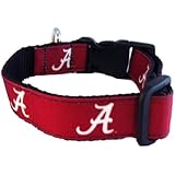 NCAA Alabama Crimson Tide Dog Collar (Team Color, Large)