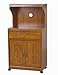 Home Source Industries Kevin Oak Microwave Cart, Light Walnut