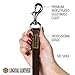 Logical Leather 6 Foot Dog Leash - Best for Training - Best Water Resistant Heavy Full Grain Leather Lead - Brown