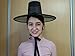Korean Traditional Hat, Gat for Men, Yangban Hat, Halloween Costumes (45cm)