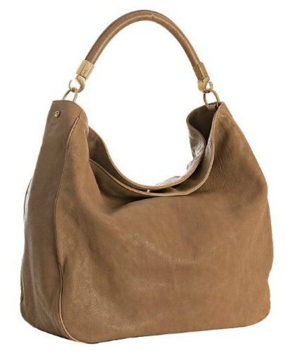 Yves Saint Laurent \u0026#39;Y Now\u0026#39; Hobo Style Shoulder Bag (Beige) in the ...  