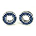 TRB RC 10x22x6mm Precision Ball Bearings ABEC 3 Blue Rubber Seals (2)