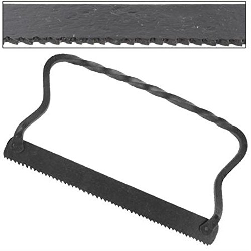 Medieval Renaissance Carpenters Blackened Elegant Hand Saw