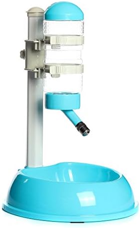 Pet Cat Dog Water Drinker Dispenser Food Stand Hamster Feeder Dish Bowl Bottle