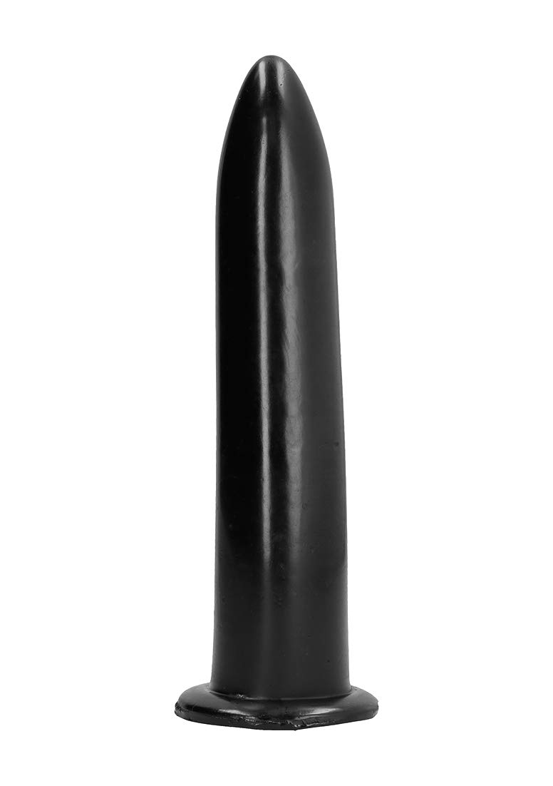 All Black Dildo, 20 cm, Black