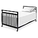 DaVinci Emily 2-in-1 Convertible Mini Crib and Twin Bed in Ebony, Greenguard Gold Certified