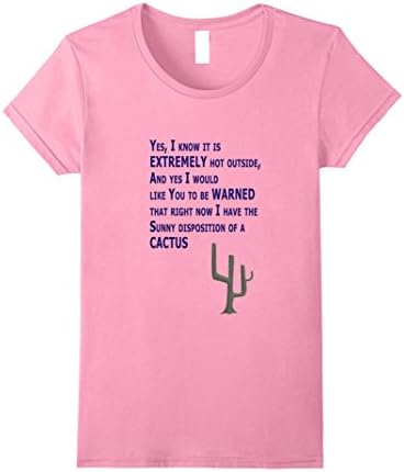 Womens Heatwave/Sunny Funny T-shirt XL Pink