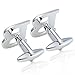 Jstyle Jewelry Brass Mens Cuff Links Initial Personalized Capital Alphabet Letter Cufflinks , Letter 'B'