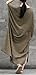 Soojun Women's Loose High-low Pure Cotton Dresses with Bawting Sleeve Army Green, One Size