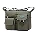 Women's Shoulder Bags Casual Handbag Travel Bag Messenger Cross Body Nylon Bags Green