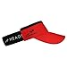 Headsweats Womens Lightweight Performance Running Sun Visor, Red