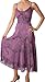 Sakkas Stonewashed Rayon Embroidered Adjustable Spaghetti Straps Long Dress