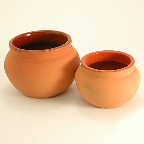 Ancient Cookware Indian Clay Biriyani Pot, Medium Buy Online in