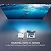 Projector, APEMAN Mini Portable 3500L Video Projector LED with Dual Speakers 45000 Hours Support HD 1080P HDMI/VGA/TF/AV/USB, Laptop/TV Box/Phone/PS4 for Home Theater Entertainment [No Noise Version]thumb 4