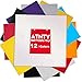 Heat Transfer Vinyl T Shirts - 12 Sheets Assorted Colors - 12