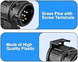 Double Dragon 13 Pin to 7 Pin Towing Adapter European Trailer Socket view 4
