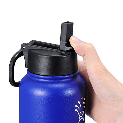 OTBBA Spout Lid, Compatible with Hydro Flask Lid, Simple Modern, Fits Most Wide-Mouth Bottles, Replacement Lid of Hydro Flask Accessories (Straw lid) - Thumbnail 3