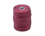 C-Lon Tex 400 Heavy Weight Bead Cord, Wine - 1.0mm, 39 Yard Spool