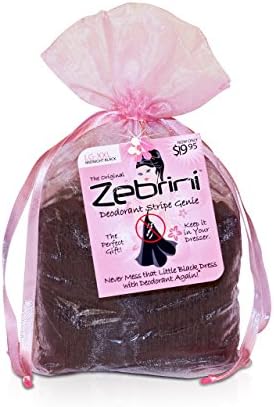 Dress Sure Zebrini Deodorant Stripe Genie, Used to Keep Deodorant Streaks from Getting on Garments While Dressing, Fits Large-2X-Large