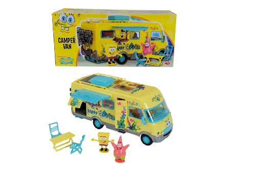 Dickie Spielzeug 203084134 - Spongebob Camper mit Friktionsantrieb