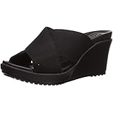 Crocs Women's Leigh Ii Cross-Strap Wedge Sandal