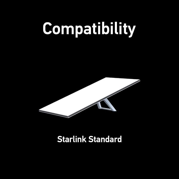 STARLINK GEN 3 TRIPOD STAND, ADJUSTABLE HEAVY DUTY STAND MOUNT, COMPATIBLE WITH STARLINK GEN 3/V4,STARLINK STANDARD KICKSTAND DISH, -2 TO 4.5-FEET, INCLUDES SLIDE-IN PIPE ADAPTER