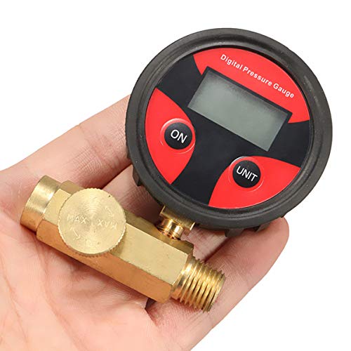 OKIl 1/4 Inch 200PSI Air Pressure Regulator Gauge Pressure Regulating Valve For Spray Gun - Thumbnail 2