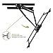 Kanto PDX650G Outdoor Full Motion Articulating TV Wall Mount for 37-inch to 75-inch TVs Up to 125 lb | Galvanized Steel Arms | Integrated Cable Management | Low Profile | 22 in Extension | Black