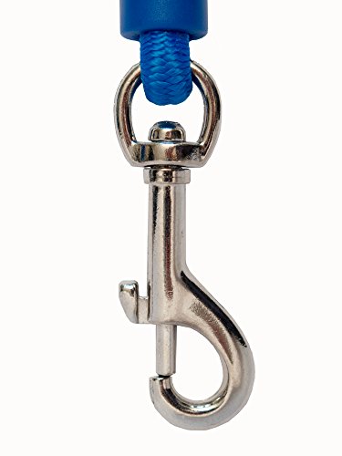 Jerk-Ease Bungee Dog Leash Extension - Medium Blue