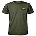 Superb Selection Fish Hard Or Stay Home Fishing T-Shirt (X-Large, Moss)