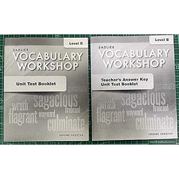 Vocabulary Workshop Achieve Teacher's Edition - Level C Grade 8