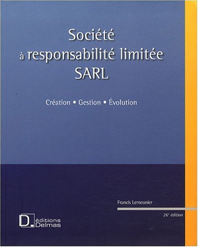 SARL, Société à responsabilité limitée