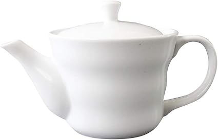 Amazon 1個 白磁ポット茶カゴ付 400ml 急須 ポット ホワイト 白食器 洋食器 シンプル カフェ風 Cafe風 茶器 ティーポット 白 ホワイト 食器 磁器 茶こし付き アウトレット 特価 安い おしゃれ 陶器 こだわり食器と雑貨のお店irodori 急須