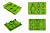 Silicone Candy Mold Ice Cube Tray for Lego Chocolate Gummies Crayon Soap - Set of 5