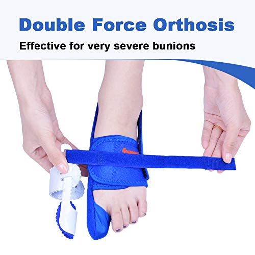 Bunion Corrector [Pair] - Improved Bunion Splint Big Toe Straightener Separators for Hallux Valgus Pain Relief Fits Men & Women - Thumbnail 5