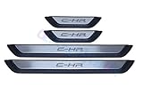 OLIKE for Toyota C-HR CHR 2016 2017 2018 2019 Fashion Style Door Sill Scuff Plate Guard Sills Protector Trim