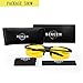 Bircen Night Driving Glasses - Anti Glare Polarized Light Fashion Night Vision Glasses for Men Women Driving on Rainy Day