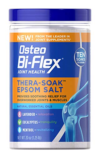 Osteo Bi-Flex® Thera-Soak Epsom Salt and Essential Oils, Contains Lavender and Eucalyptus, 20 Oz