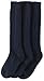 Jefferies Socks Little Girls' School Uniform Cable Knee High (Pack of 3), Navy, Small