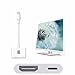 Lightning to HDMI Digital AV Adapter Compatible iPhone phone, iPad, iPod Touch, Sync Screen 1080P tv Connector with Lightning Charging Port. Supports latest iOS 11.4 by Zaos