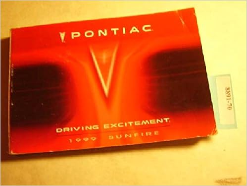 1999 Pontiac Sunfire Owners Manual Guide Book Pontiac Amazon Com Books