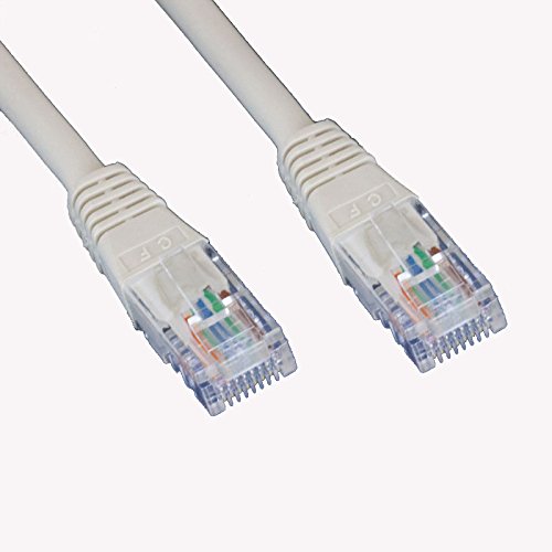 100FT Feet CAT5 Cat5e Ethernet Patch Cable - RJ45 Computer Networking Wire Cord (White)